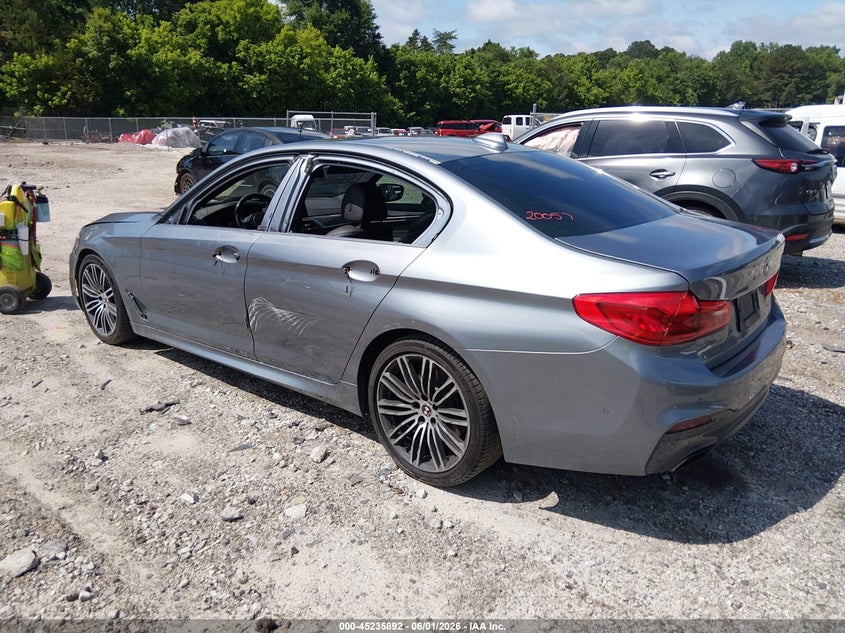 2017 BMW 5er VIN WBAJA5C37HG897046 IAAI salvage auction — SIDE, Salvage Title, sold $9,000 on 2026-07-17 (photo 3)