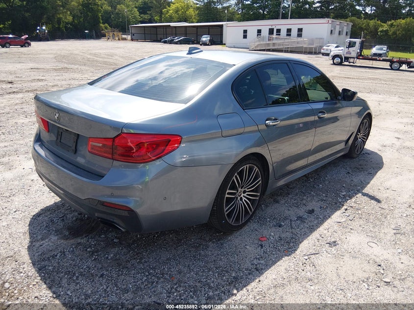 2017 BMW 5er VIN WBAJA5C37HG897046 IAAI salvage auction — SIDE, Salvage Title, sold $9,000 on 2026-07-17 (photo 4)