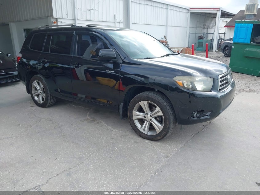 2008 Toyota Highlander VIN JTEDS43AX82055963 IAAI salvage auction — NORMAL WEAR, Clear (Florida), sold $2,125 on 2026-07-08 (photo 1)