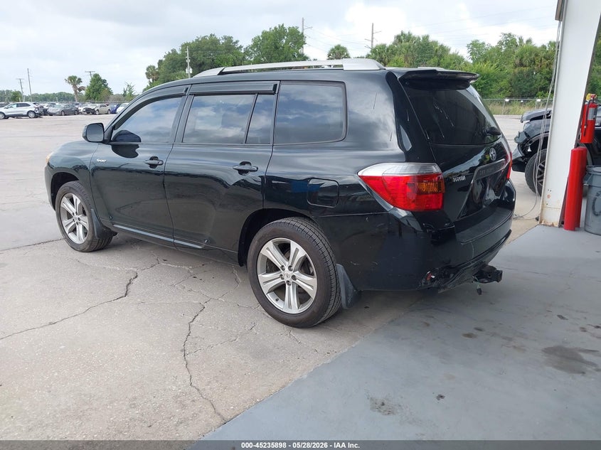 2008 Toyota Highlander VIN JTEDS43AX82055963 IAAI salvage auction — NORMAL WEAR, Clear (Florida), sold $2,125 on 2026-07-08 (photo 3)