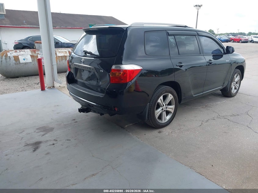 2008 Toyota Highlander VIN JTEDS43AX82055963 IAAI salvage auction — NORMAL WEAR, Clear (Florida), sold $2,125 on 2026-07-08 (photo 4)