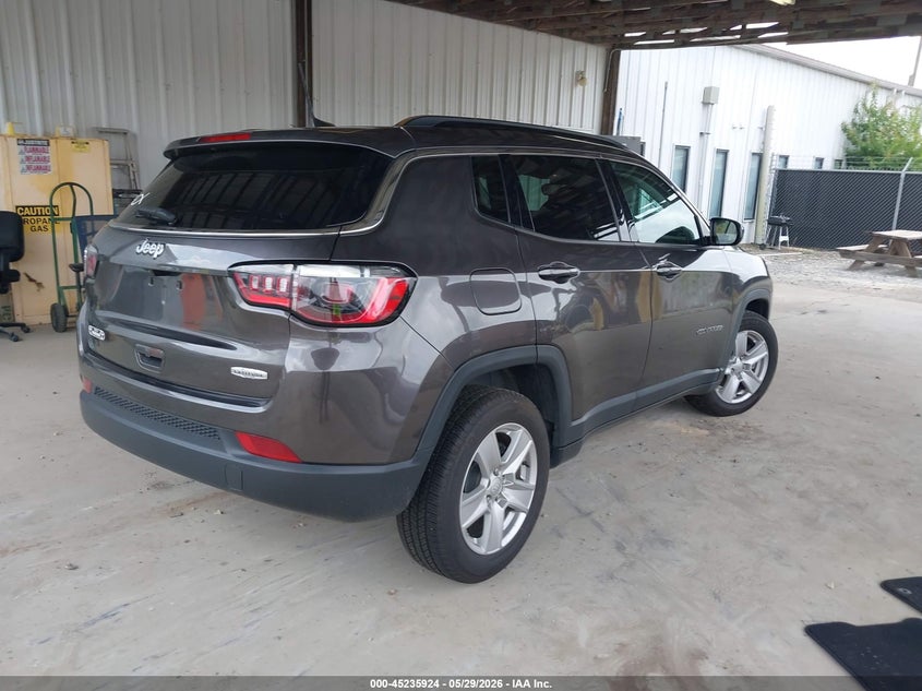 2022 Jeep Compass VIN 3C4NJCBB6NT228985 IAAI salvage auction — LEFT FRONT, Wait Title, sold $3,850 on 2026-08-14 (photo 4)