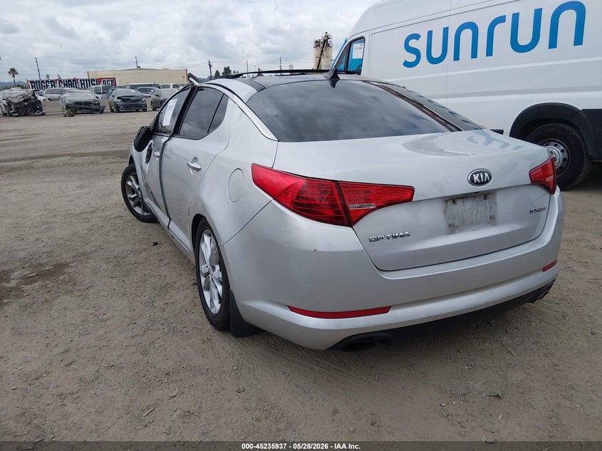 2013 Kia Optima VIN 5XXGN4A72DG091814 IAAI salvage auction — ROLLOVER, Salvage Title, sold $350 on 2026-07-22 (photo 3)
