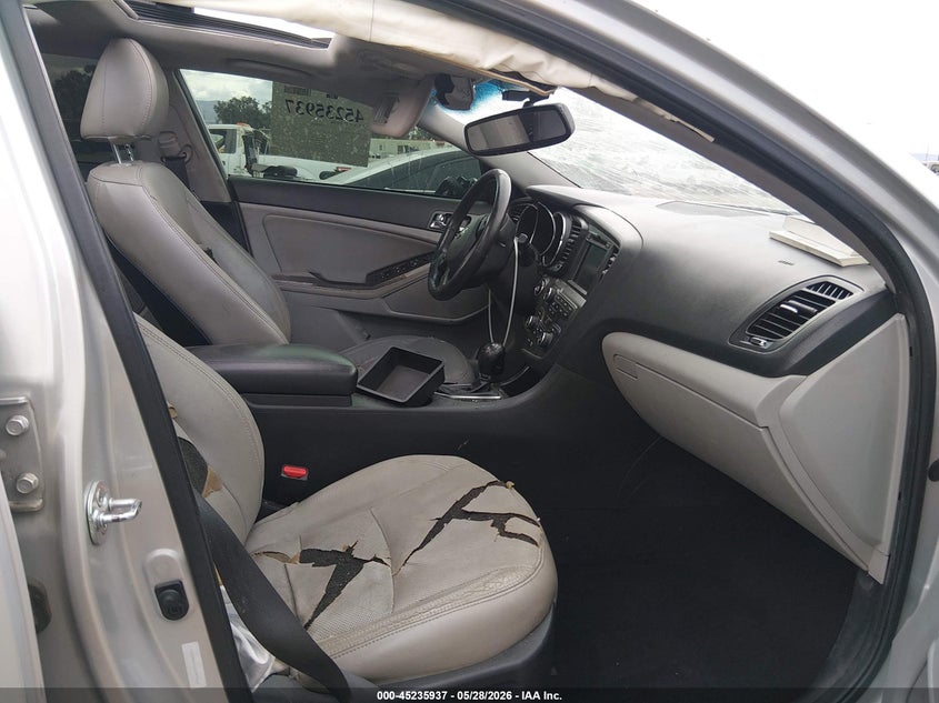 2013 Kia Optima VIN 5XXGN4A72DG091814 IAAI salvage auction — ROLLOVER, Salvage Title, sold $350 on 2026-07-22 (photo 5)