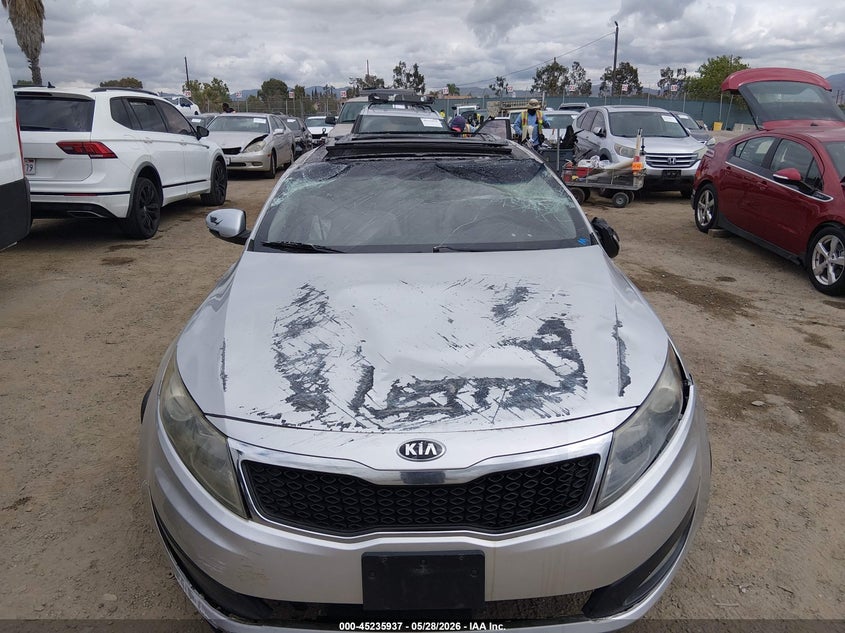 2013 Kia Optima VIN 5XXGN4A72DG091814 IAAI salvage auction — ROLLOVER, Salvage Title, sold $350 on 2026-07-22 (photo 6)
