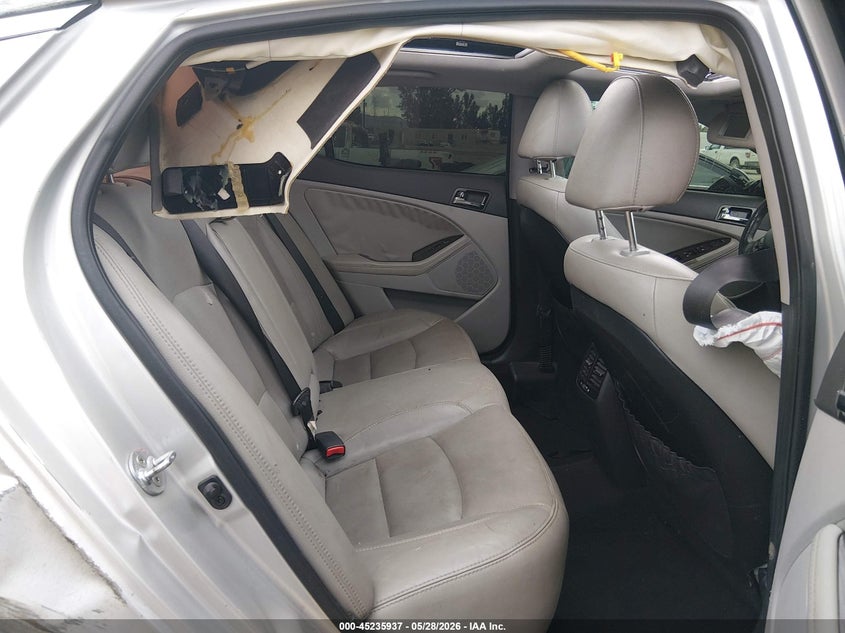 2013 Kia Optima VIN 5XXGN4A72DG091814 IAAI salvage auction — ROLLOVER, Salvage Title, sold $350 on 2026-07-22 (photo 8)