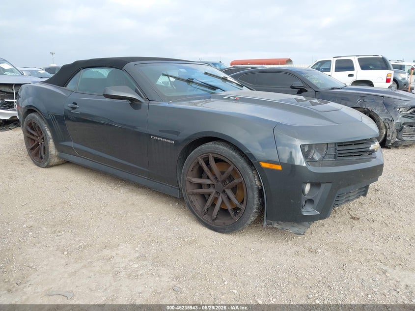 2014 Chevrolet Camaro VIN 2G1FZ3DP7E9800566 IAAI salvage auction — MECHANICAL, Salvage Title, sold $7,100 on 2026-07-29 (photo 1)