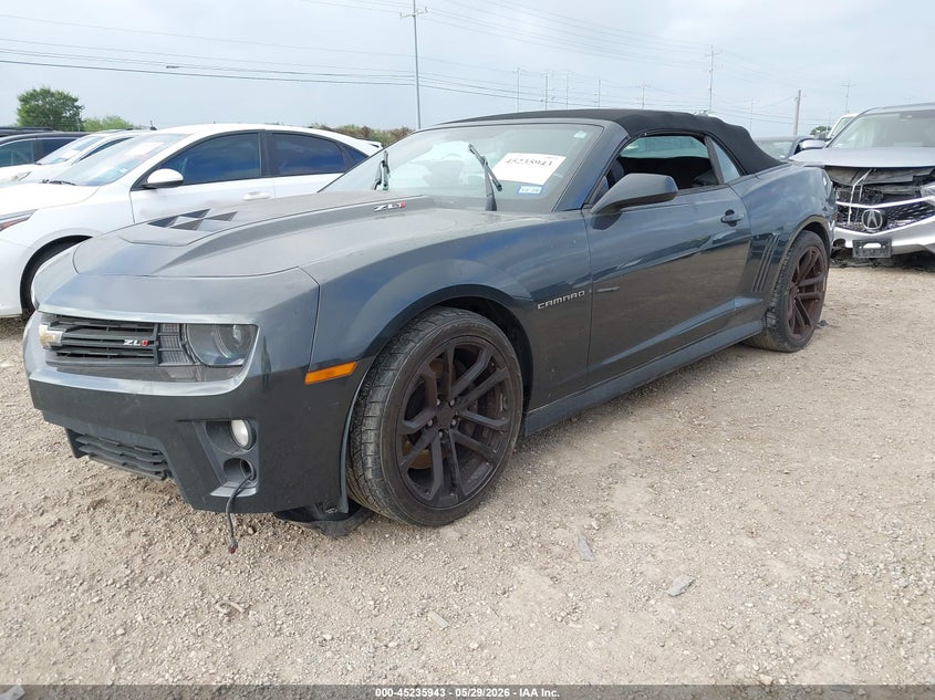 2014 Chevrolet Camaro VIN 2G1FZ3DP7E9800566 IAAI salvage auction — MECHANICAL, Salvage Title, sold $7,100 on 2026-07-29 (photo 2)