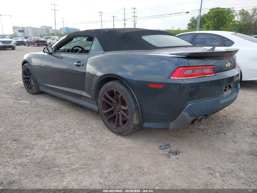 2014 Chevrolet Camaro VIN 2G1FZ3DP7E9800566 IAAI salvage auction — MECHANICAL, Salvage Title, sold $7,100 on 2026-07-29 (photo 3)