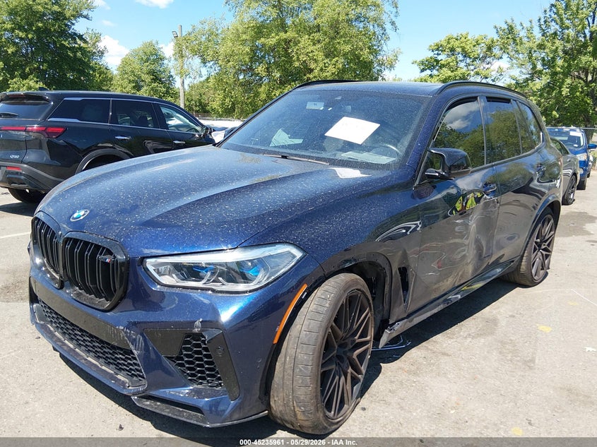 2020 BMW X5 m VIN 5YMJU0C09L9D07407 IAAI salvage auction — LEFT & RIGHT, Salvage Title, sold $27,350 on 2026-07-13 (photo 2)