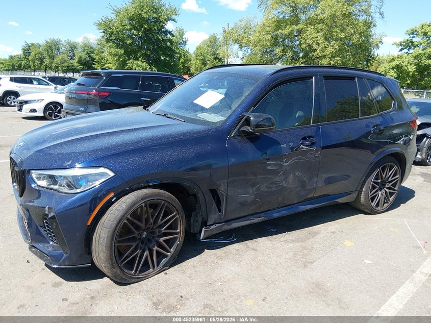 2020 BMW X5 m VIN 5YMJU0C09L9D07407 IAAI salvage auction — LEFT & RIGHT, Salvage Title, sold $27,350 on 2026-07-13 (photo 6)