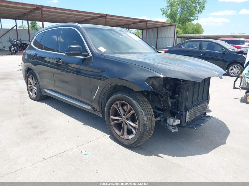 2021 BMW X3 VIN 5UXTY5C0XM9F84649 IAAI salvage auction — FRONT END, Salvage - Greater Than 75% (Maryland), sold $7,300 on 2026-07-29 (photo 1)