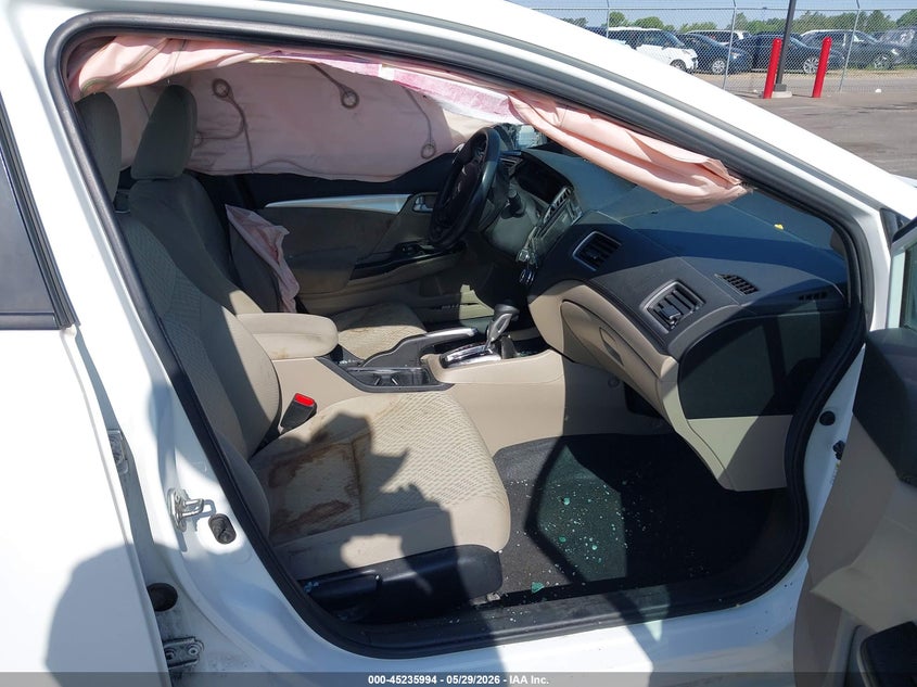 2015 Honda Civic VIN 19XFB2F81FE033991 IAAI salvage auction — LEFT SIDE, Salvage Title, sold $850 on 2026-07-27 (photo 5)