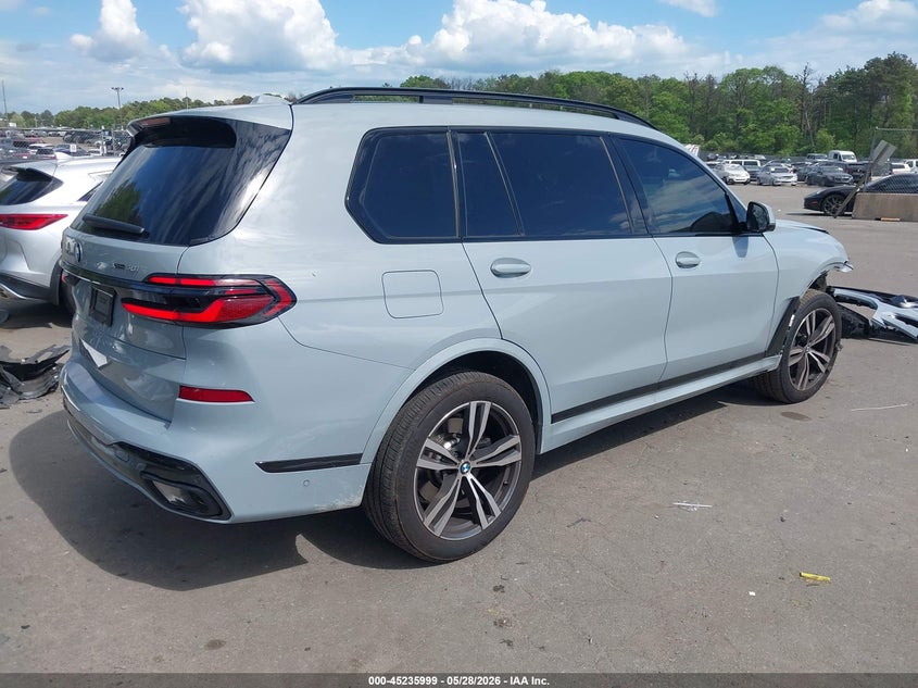 2026 BMW X7 VIN 5UX23EM07T9123090 IAAI salvage auction — FRONT END, Salvage Title, sold $53,775 on 2026-07-14 (photo 4)