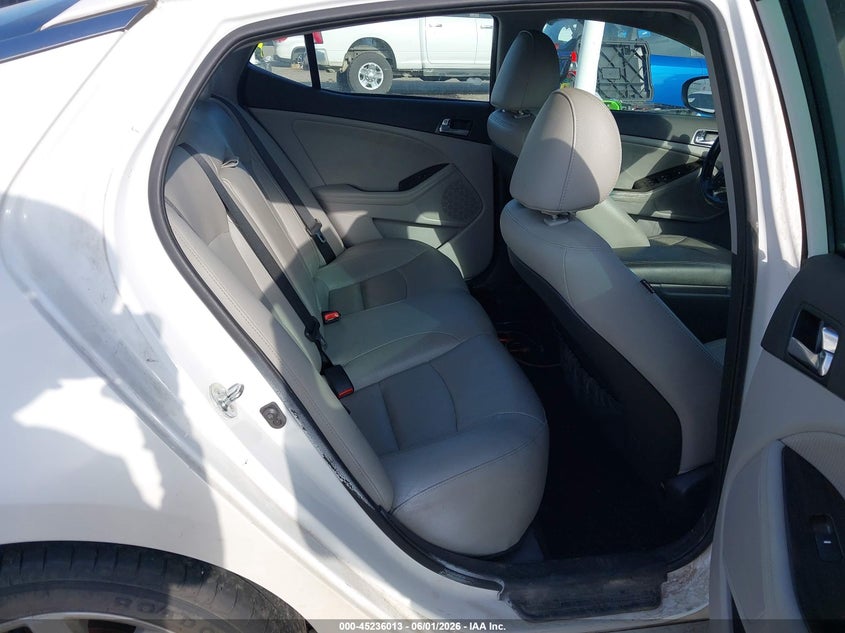 2014 Kia Optima VIN 5XXGN4A71EG336734 IAAI salvage auction — LEFT FRONT, Salvage Title, sold $350 on 2026-07-08 (photo 8)