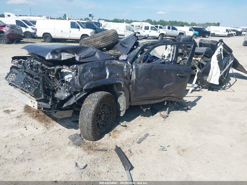 2022 Toyota 4runner VIN JTENU5JR5N6029272 IAAI salvage auction — ALL OVER, Salvage Title, sold $825 on 2026-07-16 (photo 2)