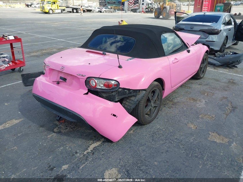 2007 Mazda Mx-5 miata VIN JM1NC25F870130060 IAAI salvage auction — FRONT END, Salvage (California), sold $300 on 2026-07-15 (photo 4)