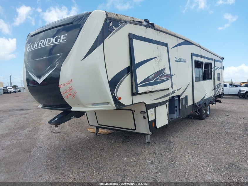 2019 Heartland 38rsrt VIN 5SFRG4228KE387666 IAAI salvage auction — ROLLOVER, Salvage (Texas), sold $2,500 on 2026-07-15 (photo 2)