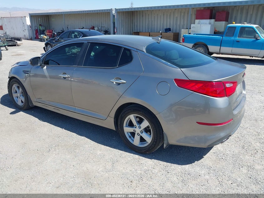 2015 Kia Optima VIN 5XXGM4A71FG442329 IAAI salvage auction — FRONT END, Salvage (California), sold $25 on 2026-07-30 (photo 3)