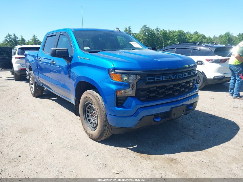 2022 Chevrolet Silverado VIN 1GCPDBEK3NZ588066 IAAI salvage auction — RIGHT REAR, Salvage (Massachusetts), sold $11,700 on 2026-07-31 (photo 1)
