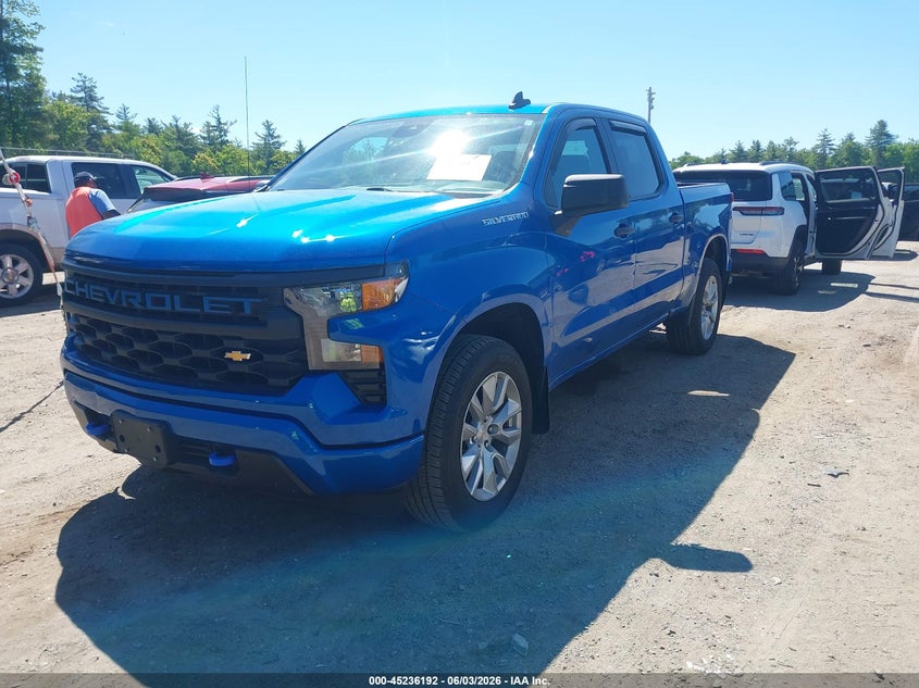 2022 Chevrolet Silverado VIN 1GCPDBEK3NZ588066 IAAI salvage auction — RIGHT REAR, Salvage (Massachusetts), sold $11,700 on 2026-07-31 (photo 2)