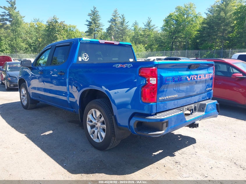 2022 Chevrolet Silverado VIN 1GCPDBEK3NZ588066 IAAI salvage auction — RIGHT REAR, Salvage (Massachusetts), sold $11,700 on 2026-07-31 (photo 3)