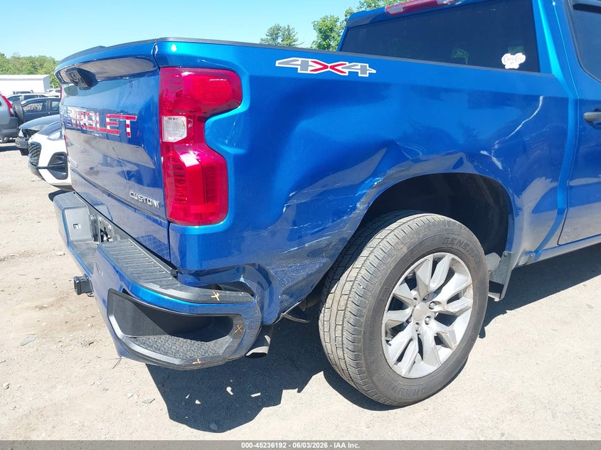 2022 Chevrolet Silverado VIN 1GCPDBEK3NZ588066 IAAI salvage auction — RIGHT REAR, Salvage (Massachusetts), sold $11,700 on 2026-07-31 (photo 6)