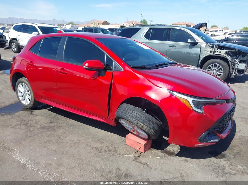 2025 Toyota Corolla VIN JTND4MBE7S3241041 IAAI salvage auction — RIGHT FRONT, Salvage (Arizona), sold $5,700 on 2026-07-28 (photo 6)
