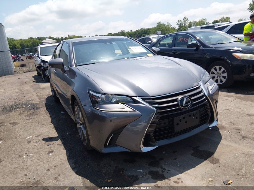 2016 Lexus Gs VIN JTHCZ1BL6GA000409 IAAI salvage auction — HAIL, Salvage (Ohio), sold $10,400 on 2026-07-21 (photo 1)