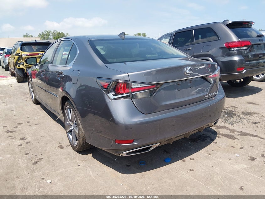 2016 Lexus Gs VIN JTHCZ1BL6GA000409 IAAI salvage auction — HAIL, Salvage (Ohio), sold $10,400 on 2026-07-21 (photo 3)