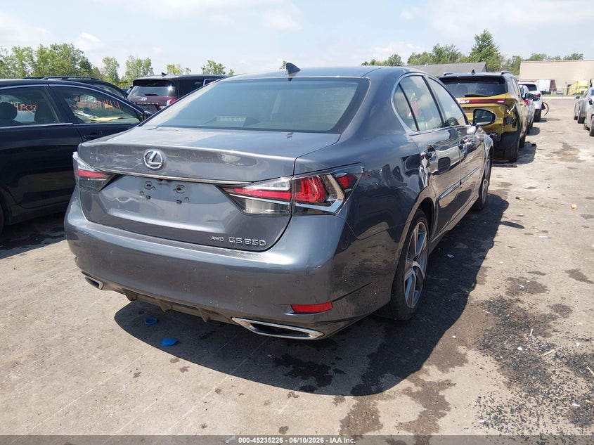 2016 Lexus Gs VIN JTHCZ1BL6GA000409 IAAI salvage auction — HAIL, Salvage (Ohio), sold $10,400 on 2026-07-21 (photo 4)