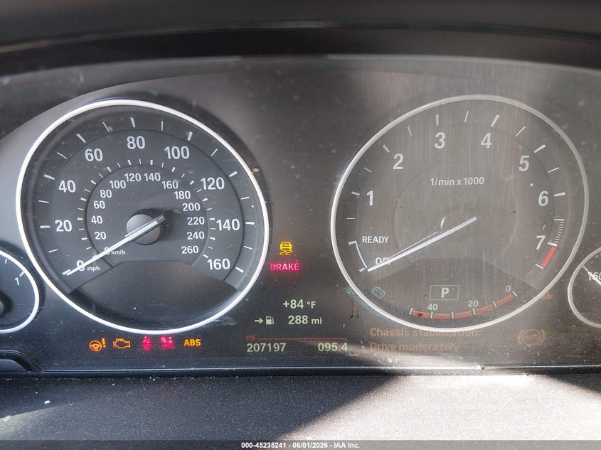 2015 BMW 3er VIN WBA3A5C59FF610402 IAAI salvage auction — RIGHT SIDE, Salvage Title, sold $550 on 2026-07-21 (photo 7)