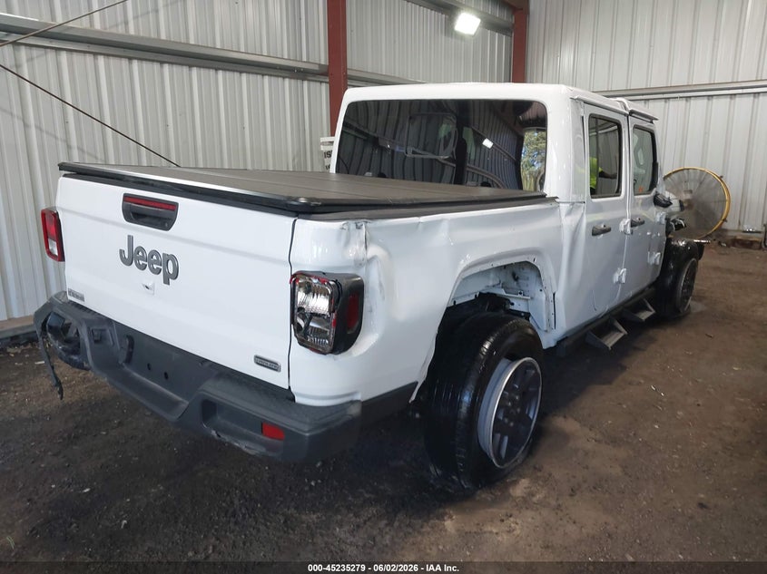 2023 Jeep Gladiator VIN 1C6HJTFG7PL533226 IAAI salvage auction — RIGHT SIDE, Salvage (North Carolina), sold $10,300 on 2026-07-30 (photo 4)