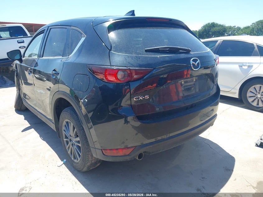 2021 Mazda Cx-5 VIN JM3KFACMXM0418820 IAAI salvage auction — LEFT FRONT, Salvage Title, sold $8,650 on 2026-07-28 (photo 3)
