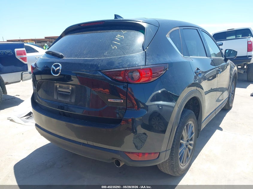 2021 Mazda Cx-5 VIN JM3KFACMXM0418820 IAAI salvage auction — LEFT FRONT, Salvage Title, sold $8,650 on 2026-07-21 (photo 4)