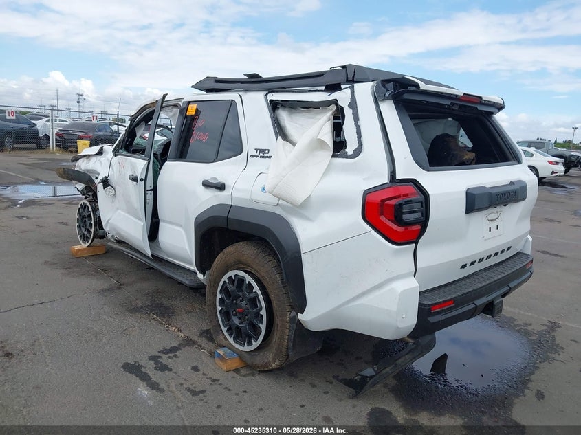 2025 Toyota 4runner VIN JTEVA5BR7S5055624 IAAI salvage auction — BIO HAZARD, Salvage Title, sold $11,500 on 2026-07-08 (photo 3)