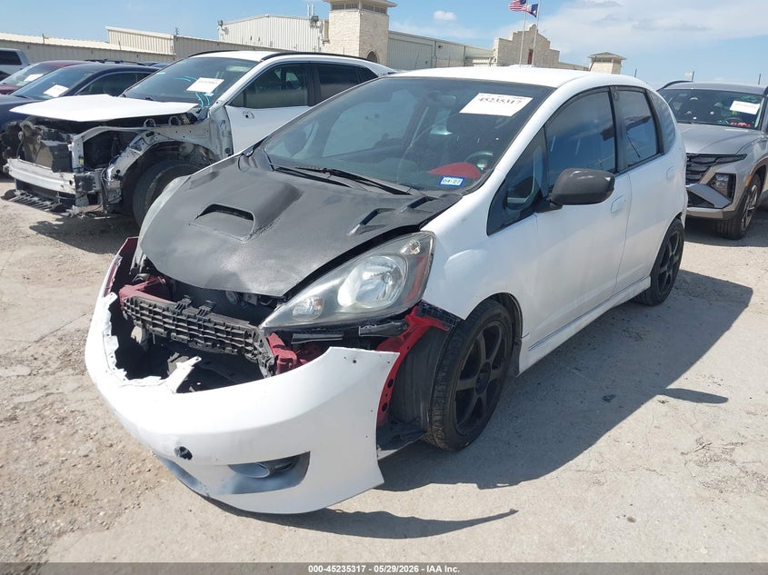 2009 Honda Fit VIN JHMGE88419S069401 IAAI salvage auction — FRONT END, Original (Texas), sold $725 on 2026-07-06 (photo 2)