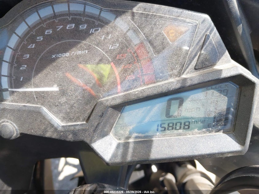 2017 Kawasaki Ninja VIN JKAEX8B16HDA37268 IAAI salvage auction — RIGHT FRONT, Salvage Title, sold $825 on 2026-07-14 (photo 7)