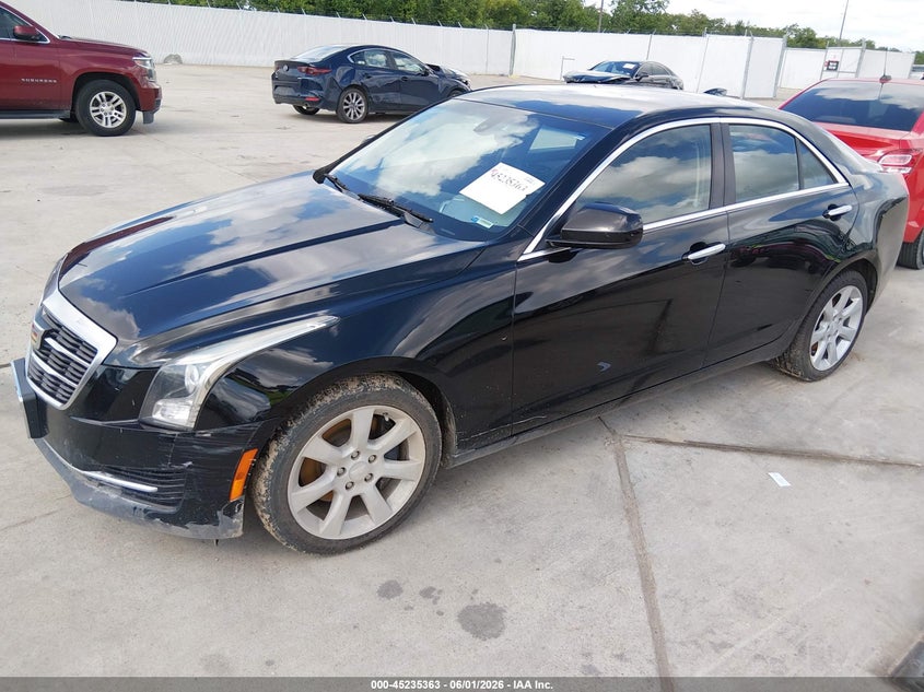 2015 Cadillac Ats VIN 1G6AG5RX9F0130822 IAAI salvage auction — REPOSSESSION, Salvage Title, sold $825 on 2026-07-10 (photo 2)