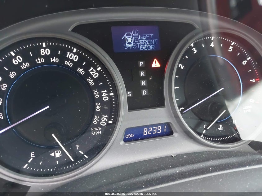2008 Lexus Is 250 VIN JTHBK262785074164 IAAI salvage auction — LEFT SIDE, Salvage (California), sold $800 on 2026-07-29 (photo 7)