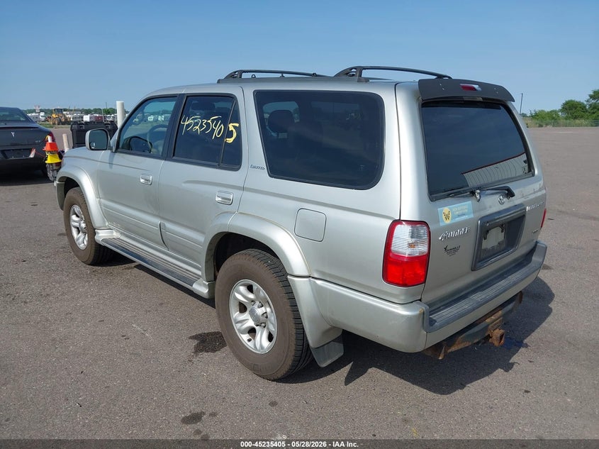 2001 Toyota 4runner VIN JT3HN87R219045546 IAAI salvage auction — NORMAL WEAR, Clear (Minnesota), sold $2,450 on 2026-07-20 (photo 3)