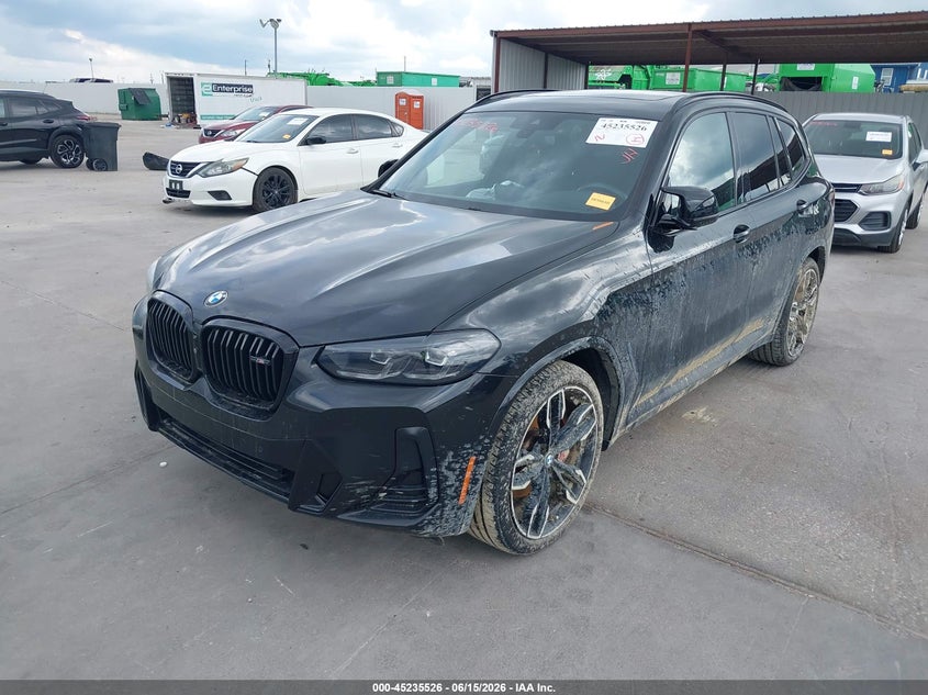 2022 BMW X3 VIN 5UX83DP01N9J46500 IAAI salvage auction — WATER/FLOOD, Salvage (Texas), sold $20,000 on 2026-07-15 (photo 2)