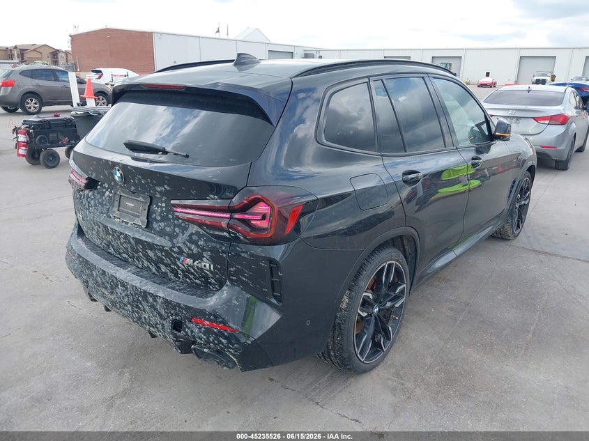 2022 BMW X3 VIN 5UX83DP01N9J46500 IAAI salvage auction — WATER/FLOOD, Salvage (Texas), sold $20,000 on 2026-07-15 (photo 4)