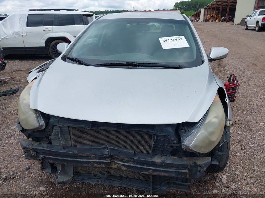 2013 Hyundai Elantra VIN KMHD35LE2DU086158 IAAI salvage auction — FRONT & REAR, Salvage (Alabama), sold $225 on 2026-07-08 (photo 6)