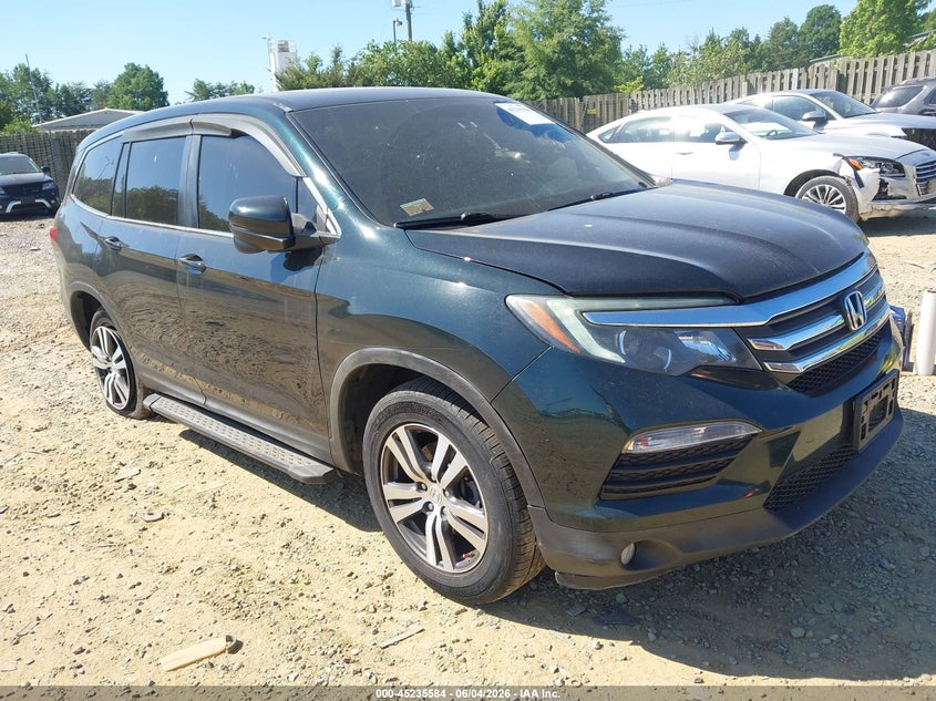 2018 Honda Pilot VIN 5FNYF6H53JB064024 IAAI salvage auction — LEFT SIDE, Salvage (Virginia), sold $4,500 on 2026-08-03 (photo 1)