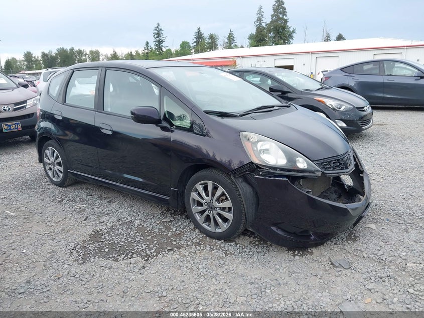 2013 Honda Fit VIN JHMGE8H50DC070177 IAAI salvage auction — FRONT END, Salvage Title, sold $2,100 on 2026-07-15 (photo 1)