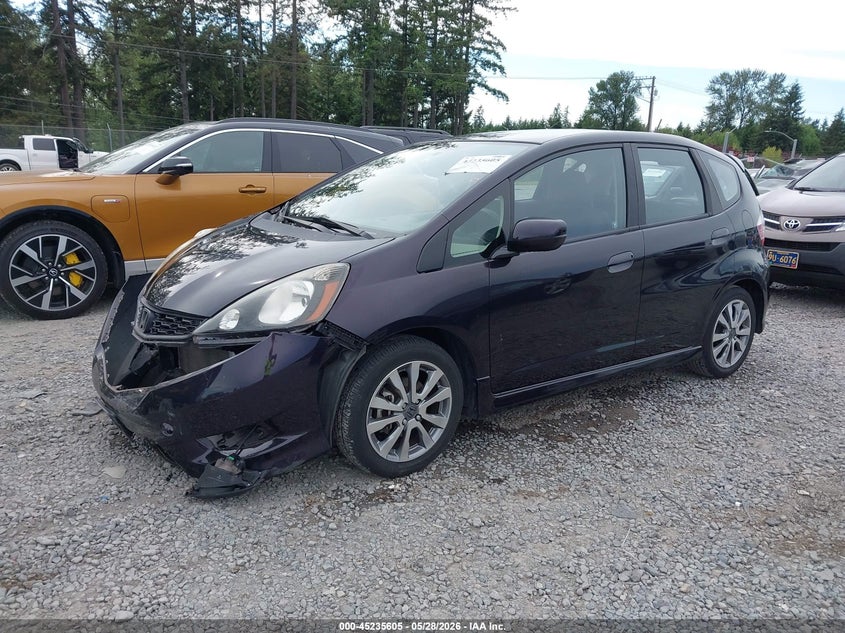 2013 Honda Fit VIN JHMGE8H50DC070177 IAAI salvage auction — FRONT END, Salvage Title, sold $2,100 on 2026-07-15 (photo 2)
