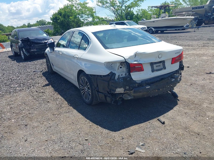 2018 BMW 5er VIN WBAJA7C50JWA73241 IAAI salvage auction — FRONT END, Mv-907A (New York), sold $7,525 on 2026-07-07 (photo 3)