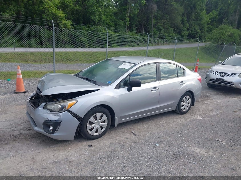 2012 Subaru Impreza VIN JF1GJAA63CH014426 IAAI salvage auction — FRONT END, Salvage Title, sold $325 on 2026-07-07 (photo 2)