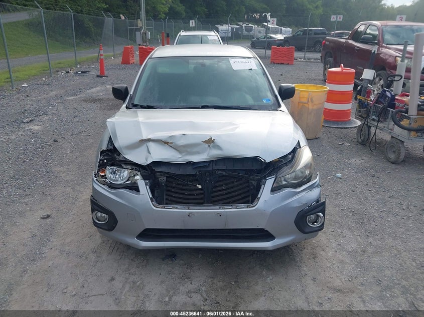 2012 Subaru Impreza VIN JF1GJAA63CH014426 IAAI salvage auction — FRONT END, Salvage Title, sold $325 on 2026-07-07 (photo 6)